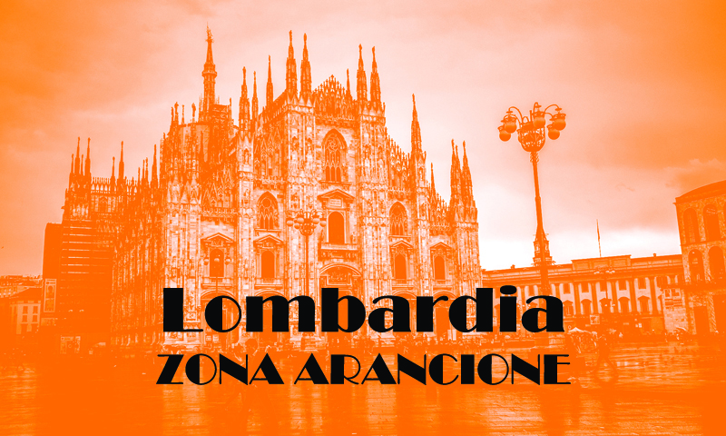 E’ ufficiale: la Lombardia torna arancione da lunedì 12 aprile 2021