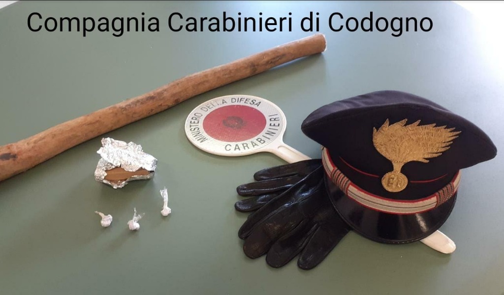 Denunciato spacciatore sorpreso a vendere cocaina dai Carabinieri di Codogno