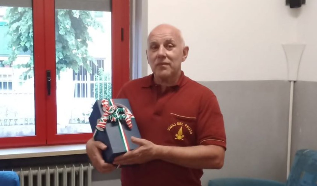 Il Capo Squadra Battaglia va in pensione dopo 36 anni di onorato servizio