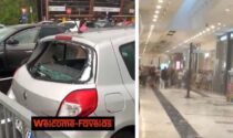 Temporali a raffica sul sud Milano: i video della grandine che rompe i vetri delle auto
