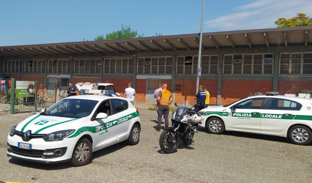 Pulizia all’ex macello di Lodi, rimossi 4 quintali di rifiuti 