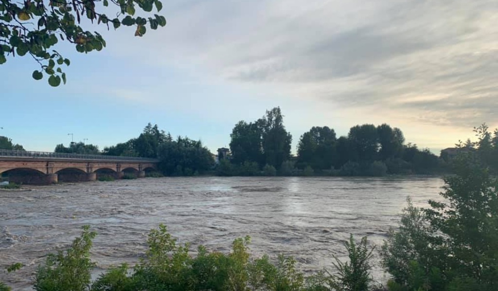 L’Adda in piena a Lodi resta un sorvegliato speciale