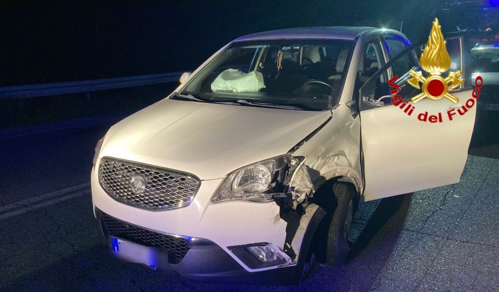 Scontro tra auto sulla Sp 115, quattro persone ferite