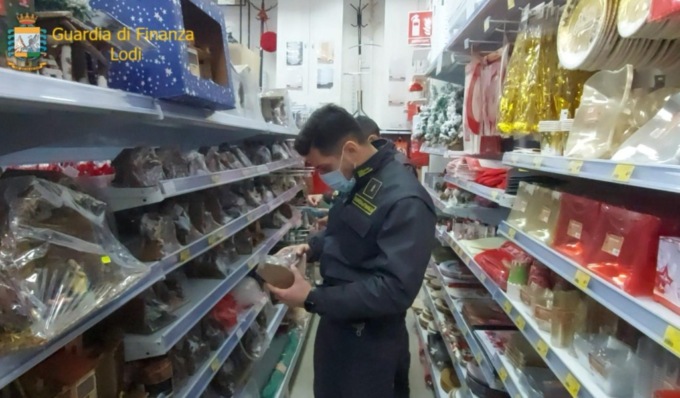 Fiamme gialle lodigiane in azione: disposto sequestro di oltre un milione di prodotti
