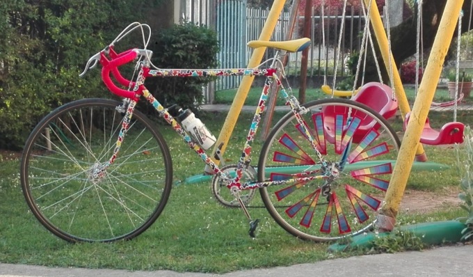 Babbi Natale in sella per una pedalata da Casalpusterlengo a Lodi