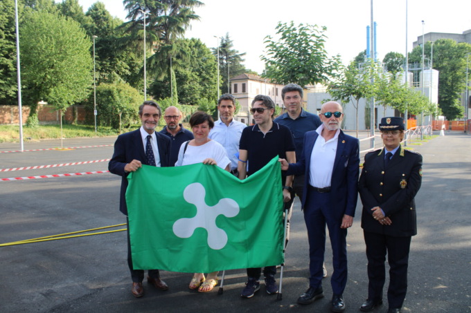 Il Presidente Fontana incontra il Sindaco Casanova e visita le opere realizzate grazie al Piano Lombardia