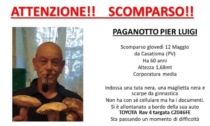 Dal Pavese arriva la richiesta d'aiuto per trovare Pier Luigi, scomparso giovedì