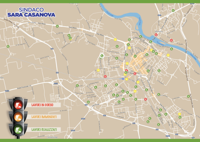 Lodi, la mappa delle principali opere: ecco come cambia la città