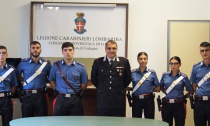 Più sicurezza per la bassa lodigiana, arrivano 5 nuovi carabinieri e un maresciallo