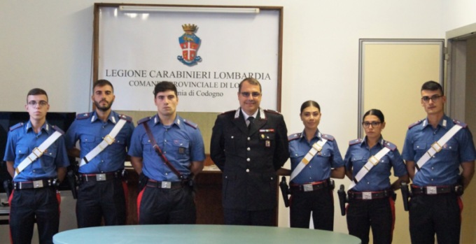 Più sicurezza per la bassa lodigiana, arrivano 5 nuovi carabinieri e un maresciallo