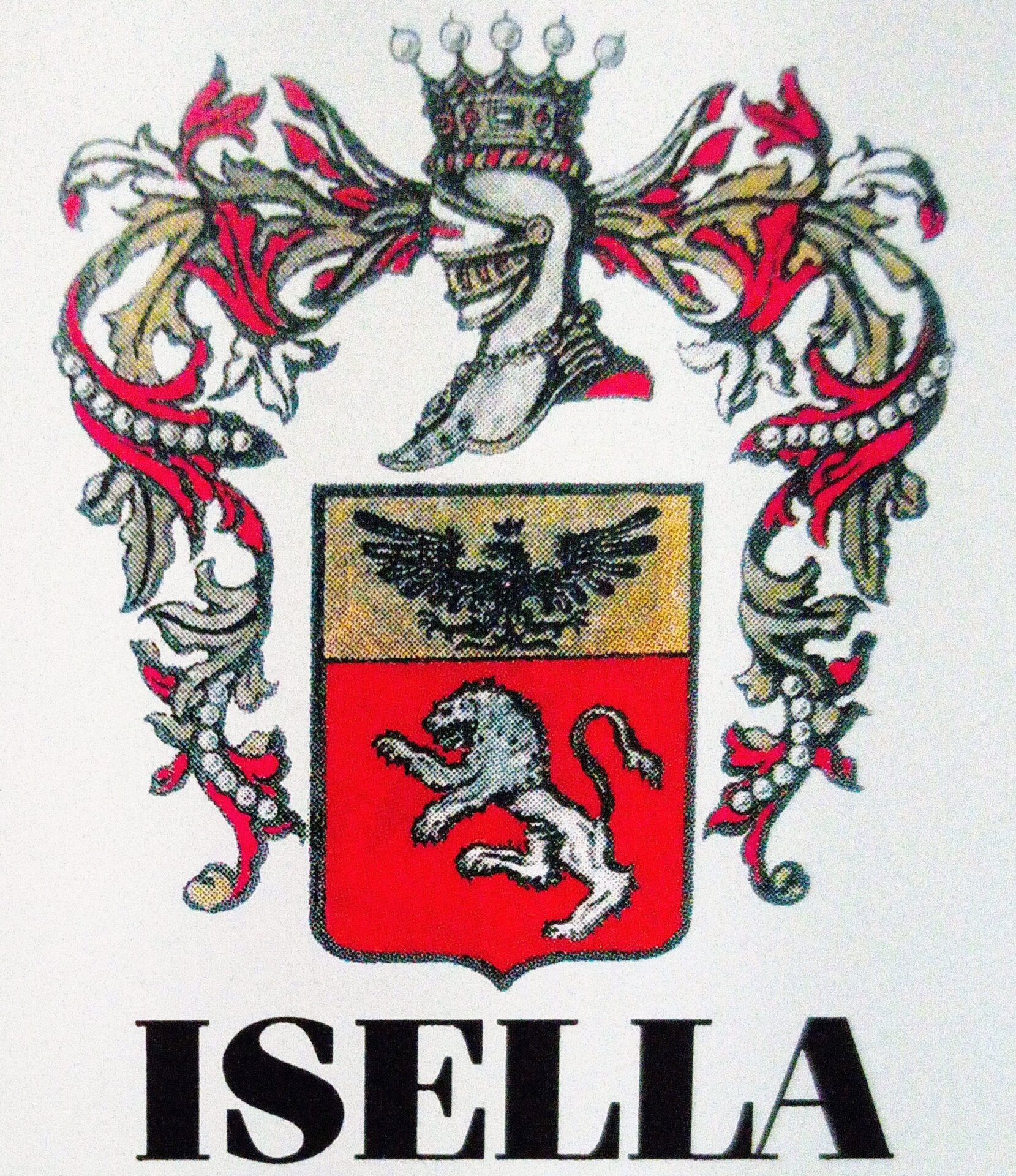 Il simbolo araldico della famiglia Isella Lodigiani