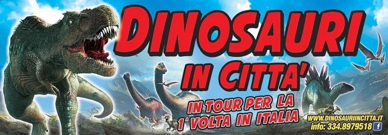 "Dinosauri in città": l'esposizione dal 28 ottobre al 6 novembre 2022