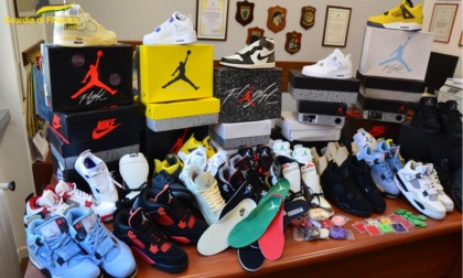 "Air Jordan" contraffatte, sequestrate oltre 400 paia di scarpe a Pieve Fissiraga