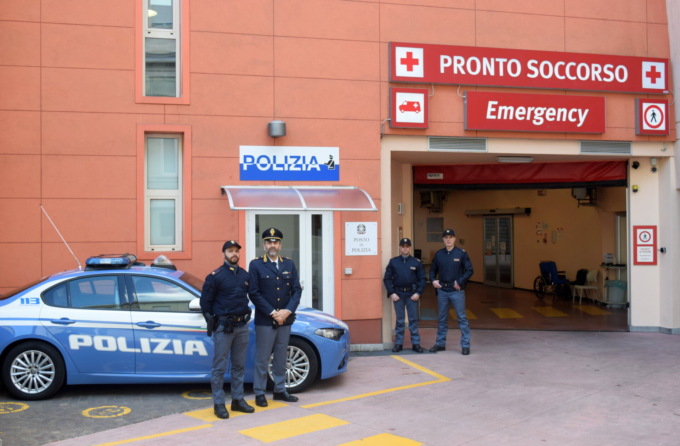 Posto di polizia in ospedale già attivo e funzionante a pieni giri