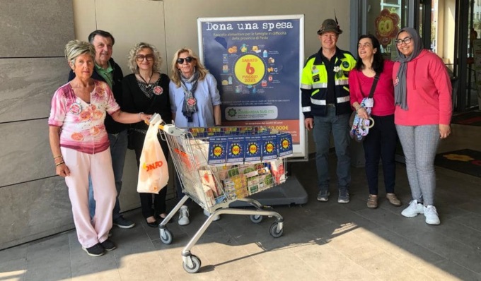 “Dona la spesa” ha raccolto a Lodi 2.500 chili di alimenti per famiglie in difficoltà