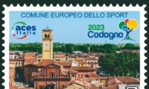 Un francobollo dedicato a Codogno, Comune Europeo dello Sport 2023