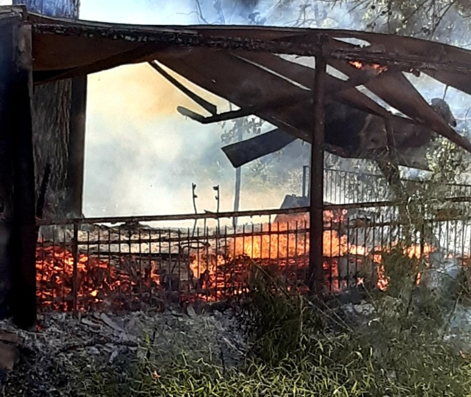 A fuoco il Capanno della Ciagua di Caselle Landi sul Po, si indaga sulla pista dolosa