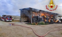 Rogo nel fienile: distrutte 200 rotoballe nell'azienda agricola a Pieve Fissiraga