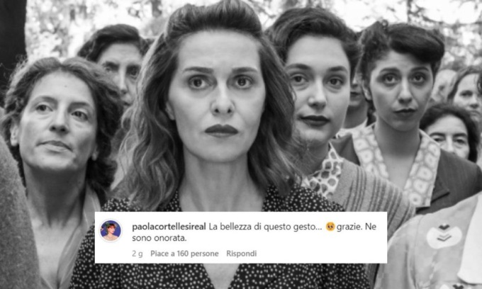 “Sono onorata”, Paola Cortellesi ringrazia l’imprenditore che ha regalato 400 biglietti a studenti lodigiani per “C’è ancora domani”