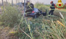 Incidente stradale sulla A1, esce fuori strada e finisce nel fossato