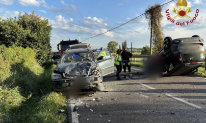 Scontro tra tre auto a San Colombano al Lambro, ferito anche un 12enne