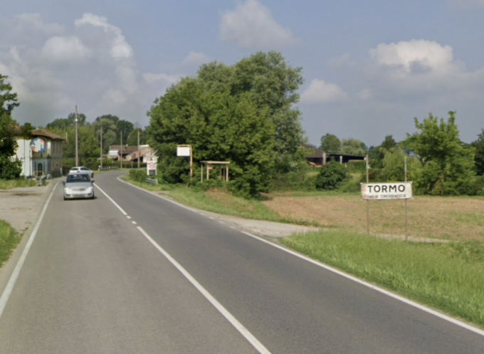Ciclista investito da una vettura a Crespiatica, portato via d’urgenza in eliambulanza