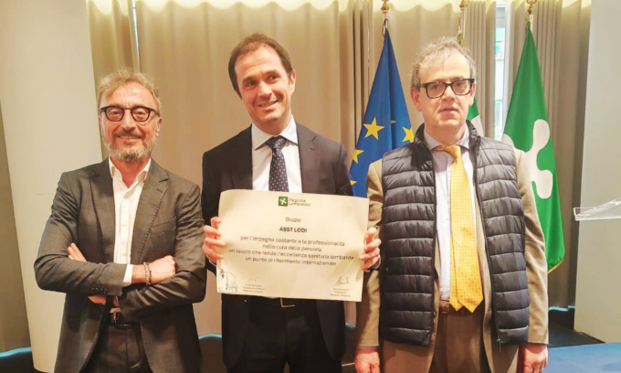 ASST Lodi premiata a Palazzo Lombardia per l’evento: “Eccellenze Sanitarie lombarde”