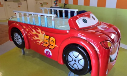 Una ludobarella in Pediatria, con la scocca di “Cars” accompagnerà i piccoli pazienti