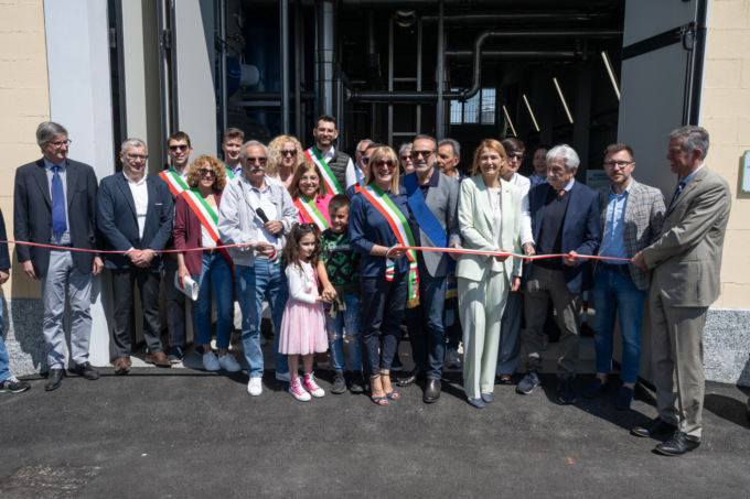 Inaugurata la Centrale dell’Acqua di Vigarolo: il taglio del nastro