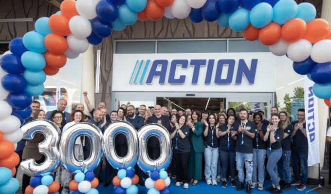 Action arriva a quota 3000 punti vendita: nuova apertura a San Rocco al Porto
