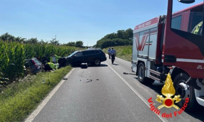 Incidente sulla provinciale 19: tre feriti, uno in ospedale in elisoccorso