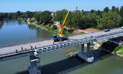 Nuova passerella ciclopedonale a Maccastorna: la ciclovia Vento prende forma nel Lodigiano
