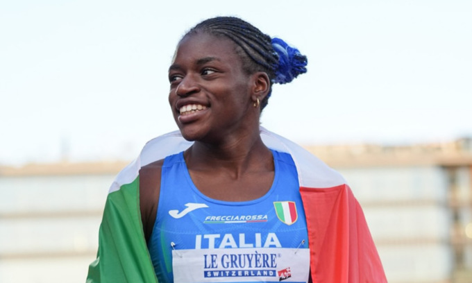 Kelly Doualla oro nei 100 metri agli Europei Under 20, la ragazza da record vive a Sant’Angelo Lodigiano