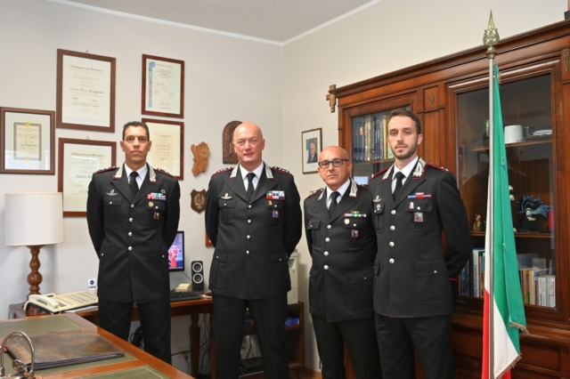 Il tenente Davide Finetti nuovo comandante del Norm dei carabinieri di Lodi