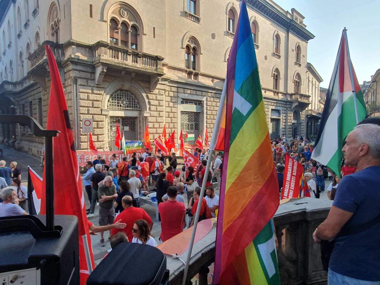 Lodi in piazza per Gaza: sciopero e cortei in solidarietà alla Flotilla