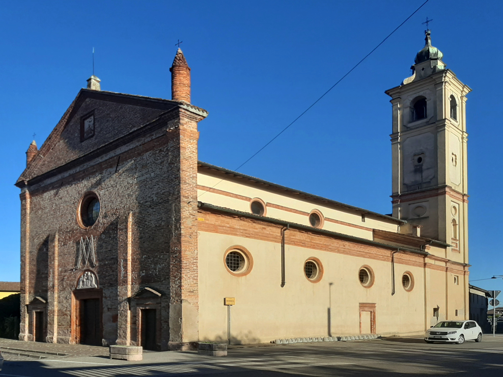 La chiesa di Santa Maria Incoronata a Castiglione d'Adda - foto Wikipedia - Arbalete