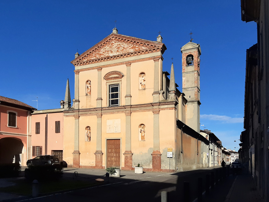 La chiesa della Santissima Annunciata a Castiglione d'Adda - foto Wikipedia - Arbalete