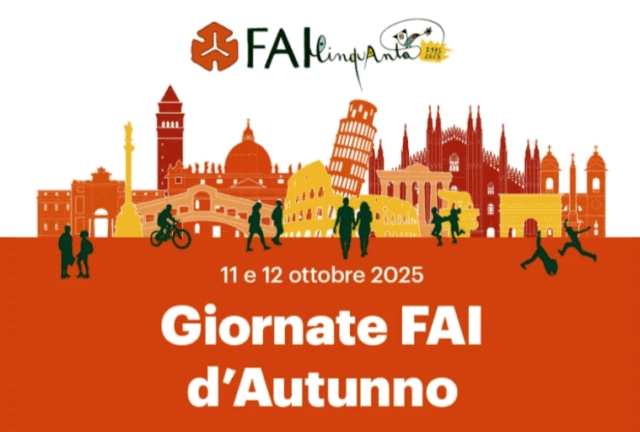 La locandina dell'evento delle Giornate FAI d'Autunno 2025