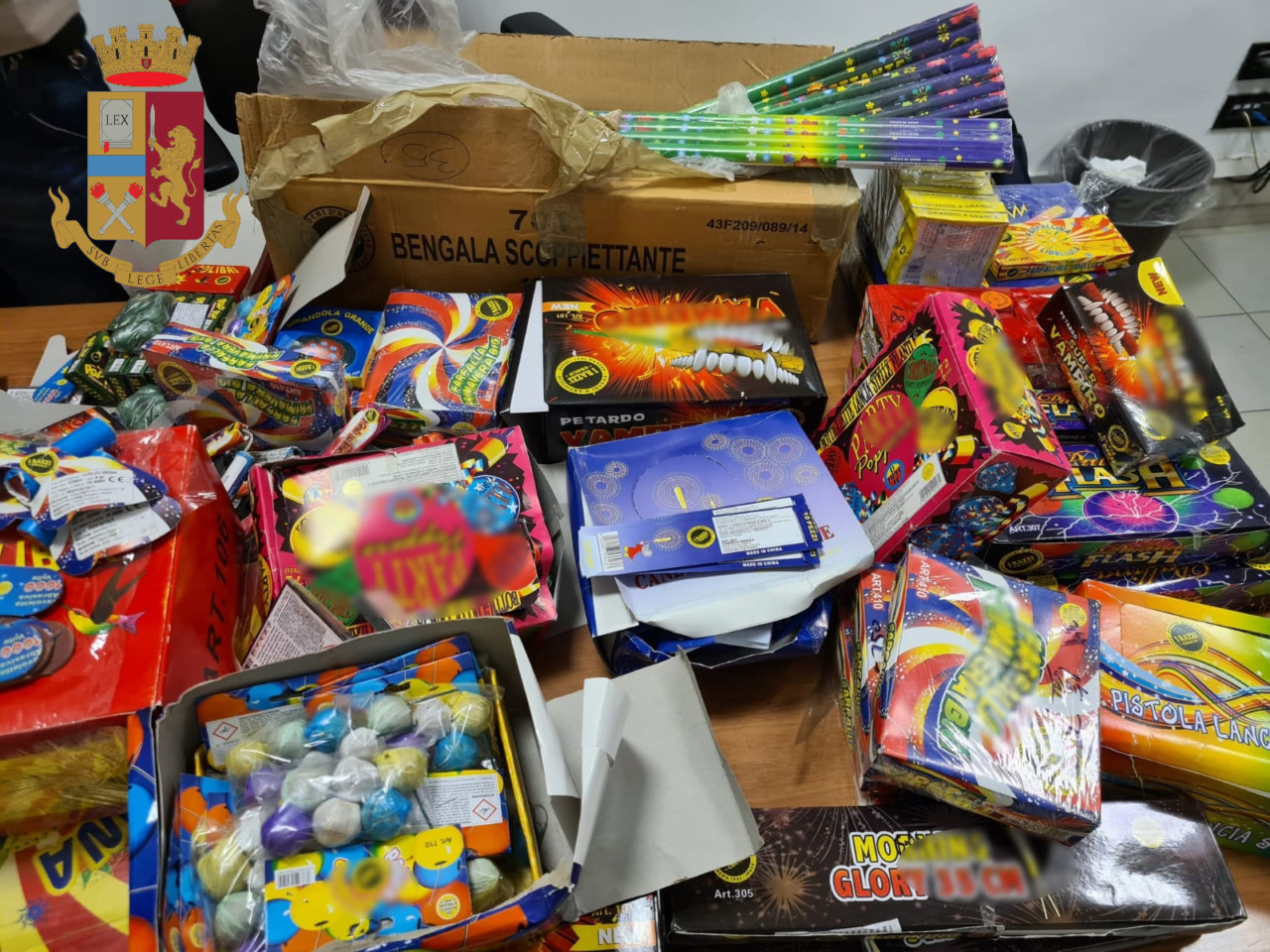 Fuochi d’artificio stoccati in modo pericoloso: scatta il sequestro a Sant’Angelo Lodigiano