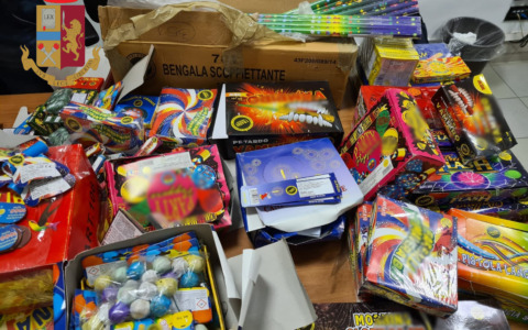 Fuochi d’artificio stoccati in modo pericoloso: scatta il sequestro a Sant’Angelo Lodigiano
