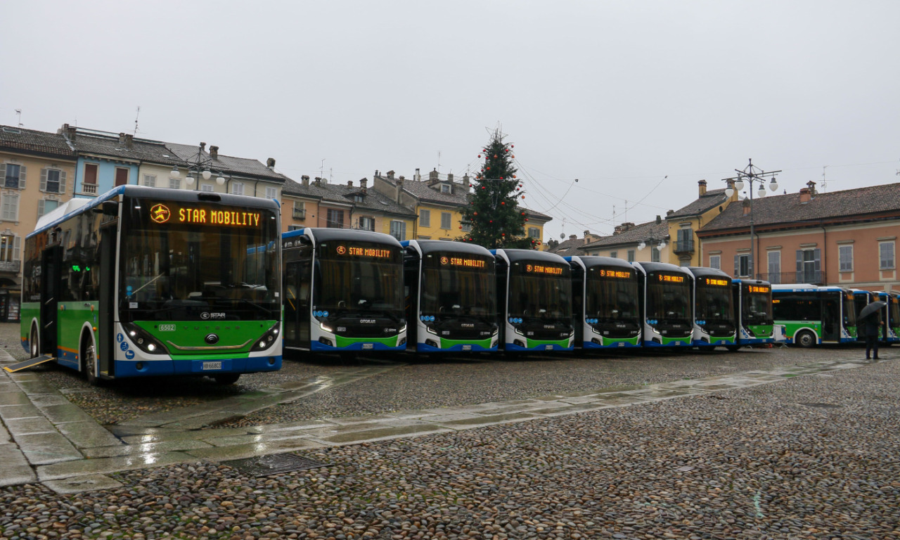Altri 14 autobus elettrici per la città di Lodi, investimento da 5 milioni e mezzo