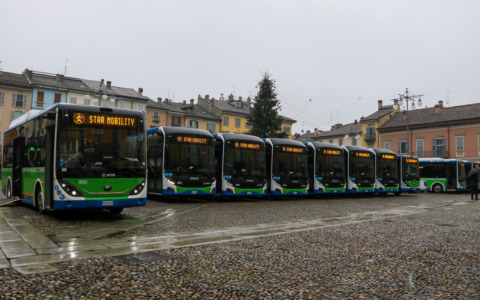 Altri 14 autobus elettrici per la città di Lodi, investimento da 5 milioni e mezzo