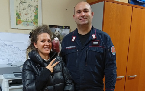 Ritrovato a Ospedaletto Lodigiano il pappagallo Anita, era scomparso due mesi fa