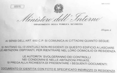 La Questura di Lodi: “Nessuna affissione in città di manifesti truffa”