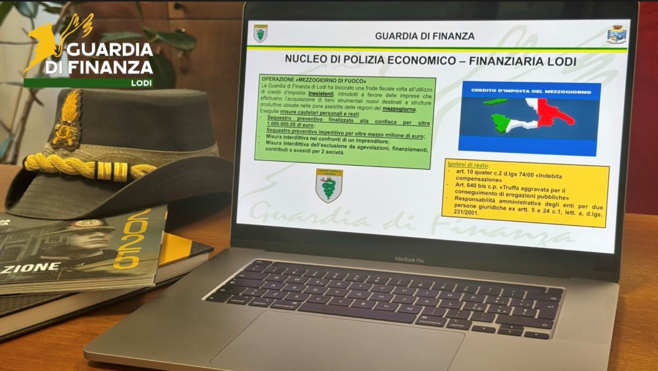 Maxi frode sui crediti d’imposta: sequestri per milioni di euro nel Lodigiano
