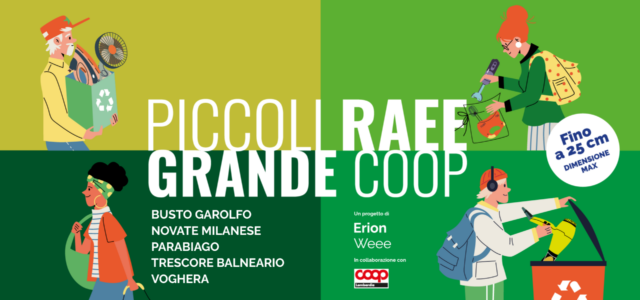 Rifiuti elettronici: COOP Lombardia ed Erion WEEE estendono la raccolta nei supermercati