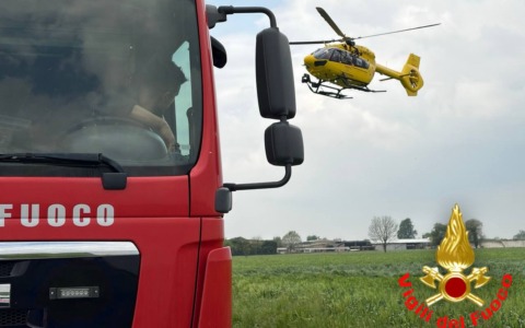 Incidente a Secugnago, 27enne ribaltata nei campi: interviene l’elisoccorso