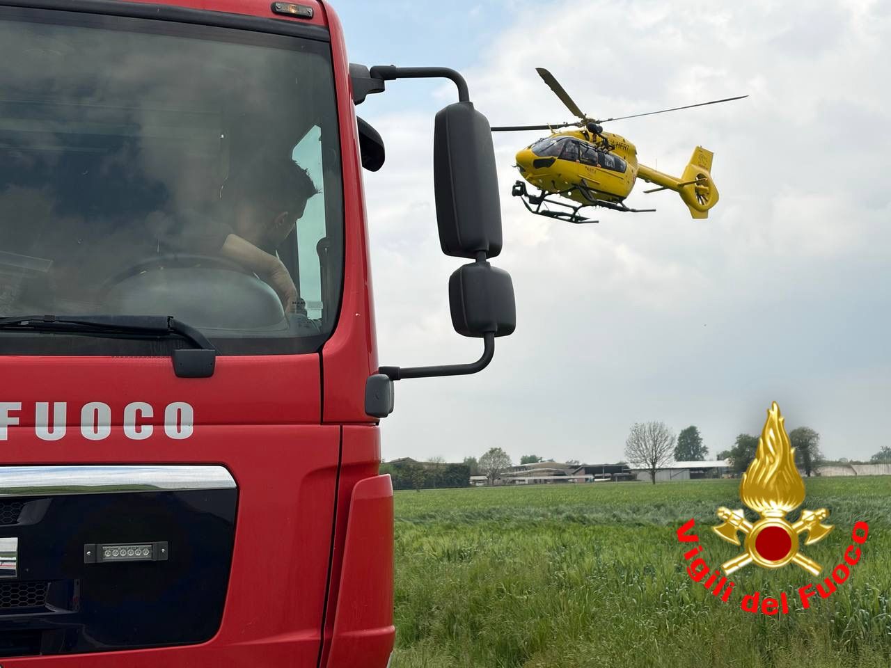 Incidente a Secugnago, 27enne ribaltata nei campi: interviene l’elisoccorso