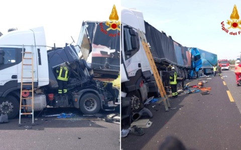 A1 paralizzata dopo un maxi‑tamponamento: due persone intrappolate e due elisoccorsi attivati d’urgenza