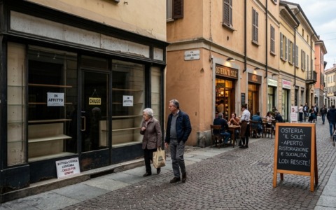 Il commercio locale soffre: a Lodi persi oltre 400 negozi in dieci anni